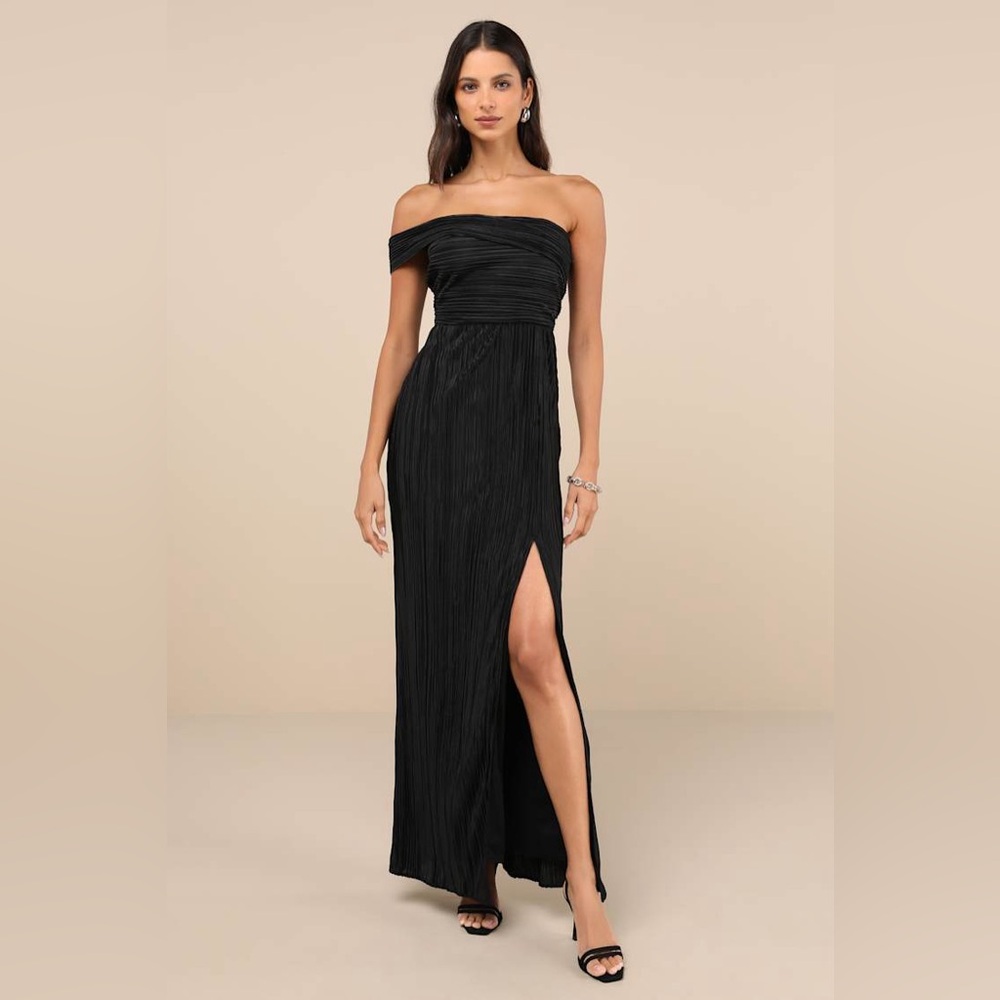 Lulus One shoulder Maxi Dress